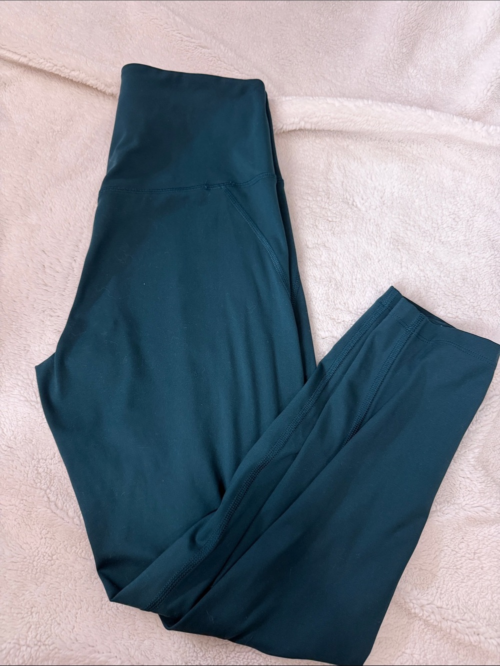 girlfriend collective Deep Teal High-Rise Leggings